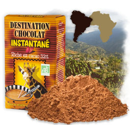 Chocolat en poudre Bio - Cacao 32% aux c�r�ales - 800g