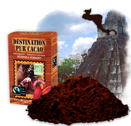 Chocolat en poudre Bio Equitable - Cacao Pur sans sucre - 250g