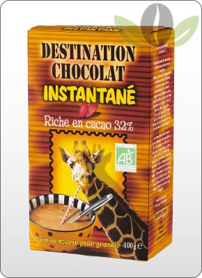 Chocolat en poudre Bio - Cacao 32% aux céréales - 400 g Chocolat en poudre Bio - Cacao 32% aux céréales - 400 g