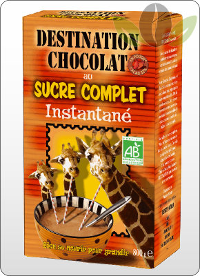 Chocolat en poudre Bio - Cacao 32% au sucre complet - 800 g Chocolat en poudre Bio - Cacao 32% au sucre complet - 800 g