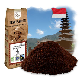 Caf� Bio Equitable Moulu - Indon�sie Sumatra Mandheling - 250g