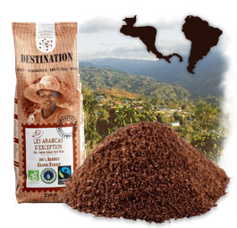Caf� Bio Equitable Moulu Expresso - Les Arabicas d�Exception - 250g