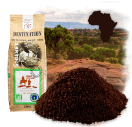 Caf� Bio Moulu - Tradition Arabica-Robusta 50/50 - 250g