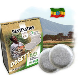 Dosettes Souples Bio - Moka d�Ethiopie x 36
