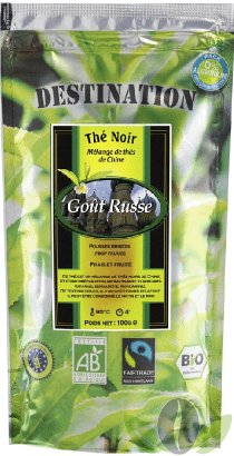 Thé Noir Goût Russe FBOP Bio Equitable Thé Noir Goût Russe FBOP Bio Equitable