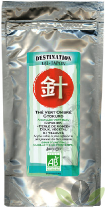 Thé Vert Ombré Bio - Gyokuro Grand Cru Uji - 100 g Thé Vert Ombré Bio - Gyokuro Grand Cru Uji - 100 g