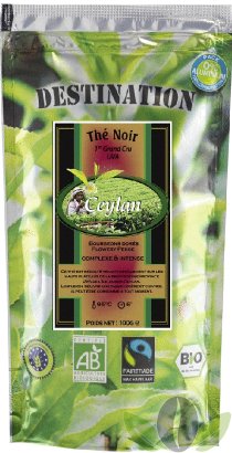 Thé Noir 1er Cru UVA FP Ceylan Bio Equitable Thé Noir 1er Cru UVA FP Ceylan Bio Equitable