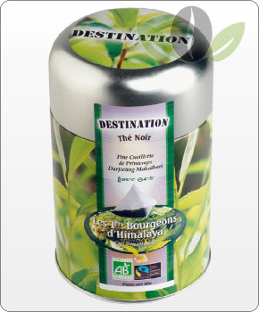 Thé en sachet pyramide Bio Equitable - Darjeeling Makaïbari x 20 - Boite métal Thé en sachet pyramide Bio Equitable - Darjeeling Makaïbari x 20 - Boite métal