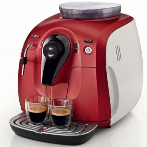 Machine à café automatique - Saeco XSMALL Steam Rouge - avec Offre Cadeaux Machine à café automatique - Saeco XSMALL Steam Rouge - avec Offre Cadeaux