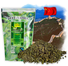 Thé Vert Bio Equitable - Gunpowder Hubei - 250g Thé Vert Bio Equitable - Gunpowder Hubei - 250g