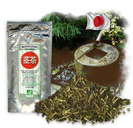 Th� Vert Grill� Bio - Kukicha Uji r�colte 2010 - 100g