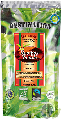 Thé Rouge Parfumé Bio Equitable - Rooibos Vanille - 100 g Thé Rouge Parfumé Bio Equitable - Rooibos Vanille - 100 g