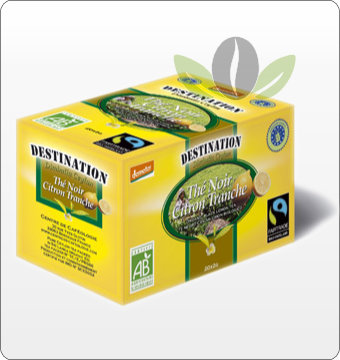 Thé en sachet Bio Equitable - Citron Tranche x 20 Thé en sachet Bio Equitable - Citron Tranche x 20