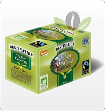 Thé en sachet Bio Equitable - Thé Vert Darjeeling x 20 Thé en sachet Bio Equitable - Thé Vert Darjeeling x 20