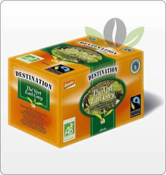 Thé Vert Earl Grey Bio Equitable en infusettes Thé Vert Earl Grey Bio Equitable en infusettes