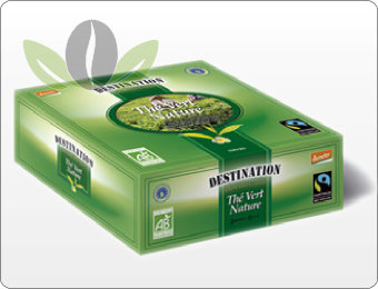 Thé Vert Nature Ceylan Bio Equitable - 100x2g Thé Vert Nature Ceylan Bio Equitable - 100x2g