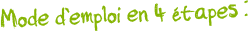 Mode d�emploi capsule necap