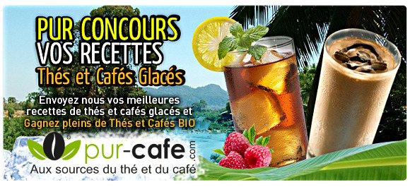 concours café frappé thé glacé