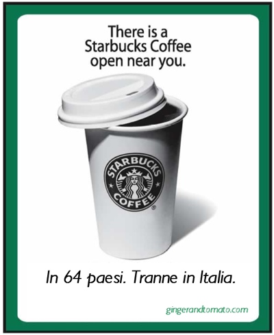 Starbucks Coffe en Italie ?