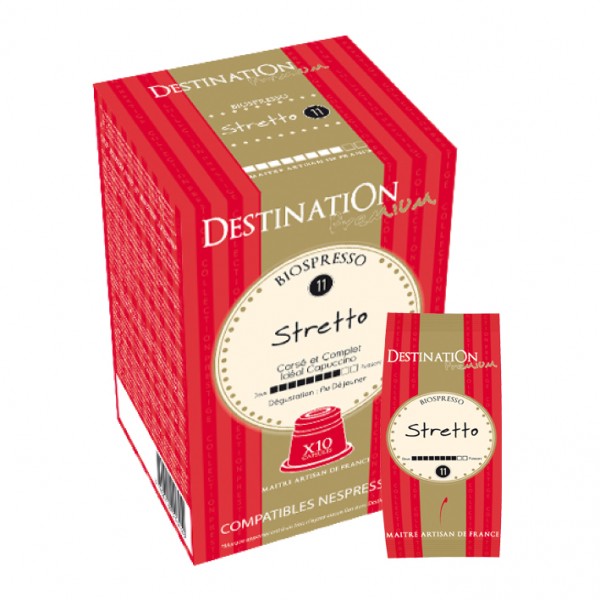 Capsules Café BIO Biospresso N11 - Stretto x 10 Capsules Café BIO Biospresso N11 - Stretto x 10