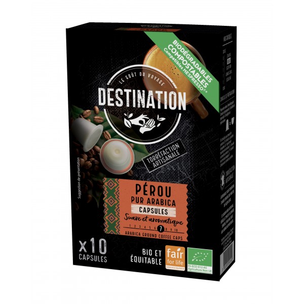 Capsules Café Bio - Perou Palomar x 10 Capsules Café Bio - Perou Palomar x 10