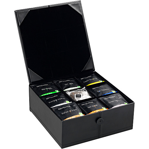 Coffret Thé Bio Luxe en Cuir Coffret Thé Bio Luxe en Cuir