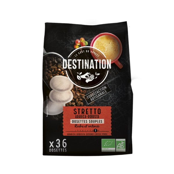Dosettes Souples Café Bio - Mélange Stretto x 36 Dosettes Souples Café Bio - Mélange Stretto x 36