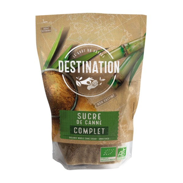 Sucre Bio - Sucre Complet fin - Fleur de Sucre - 750g Sucre Bio - Sucre Complet fin - Fleur de Sucre - 750g