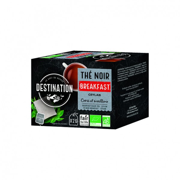 Thé en sachets Bio Equitable - English Breakfast x 20 Thé en sachets Bio Equitable - English Breakfast x 20
