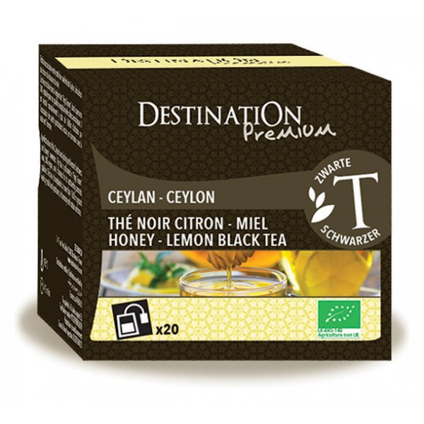 Thé en sachets Bio Equitable - Citron Miel x 20 Thé en sachets Bio Equitable - Citron Miel x 20