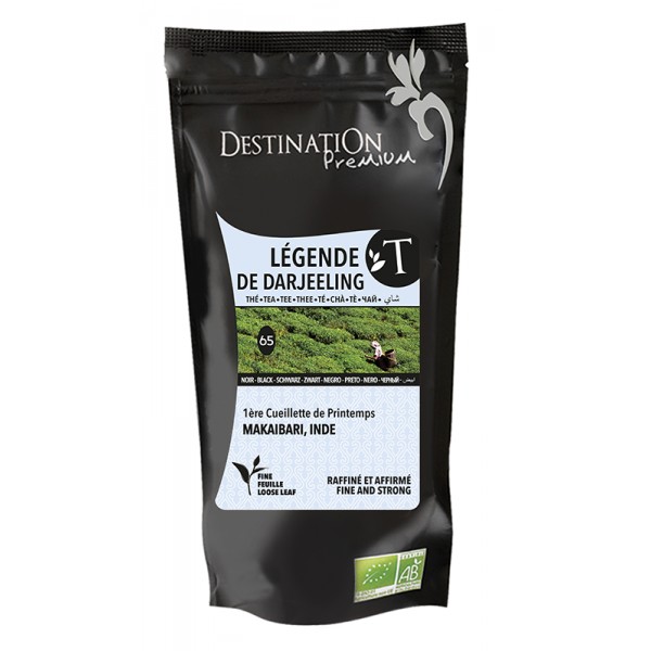 Thé Noir Bio Equitable - Darjeeling First Flush FTGFBOP1 - 100g Thé Noir Bio Equitable - Darjeeling First Flush FTGFBOP1 - 100g