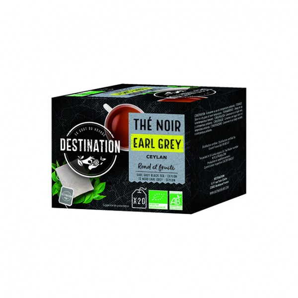 Thé en sachets Bio Equitable - Thé Noir Earl Grey x 20 Thé en sachets Bio Equitable - Thé Noir Earl Grey x 20