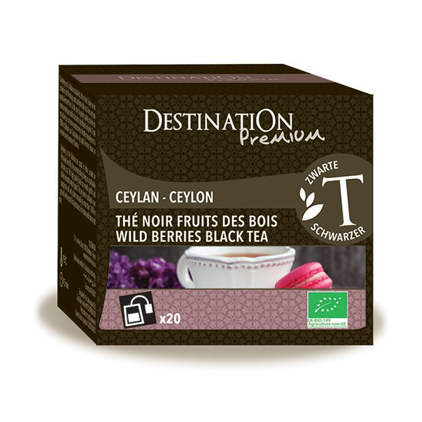 Thé en sachets Bio Equitable - Fruits des bois x 20 Thé en sachets Bio Equitable - Fruits des bois x 20