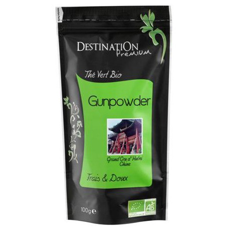 Thé Vert Bio - Gunpowder Classic - 100g Thé Vert Bio - Gunpowder Classic - 100g