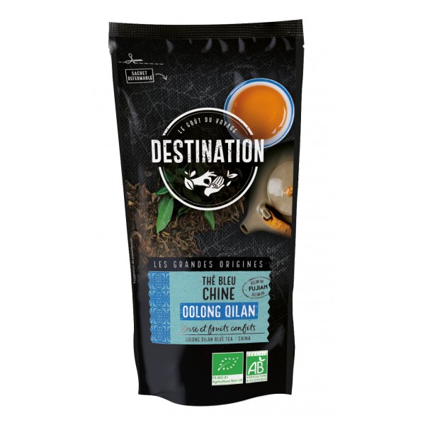 Thé Bleu Bio - Oolong Qilan Special - 50g Thé Bleu Bio - Oolong Qilan Special - 50g