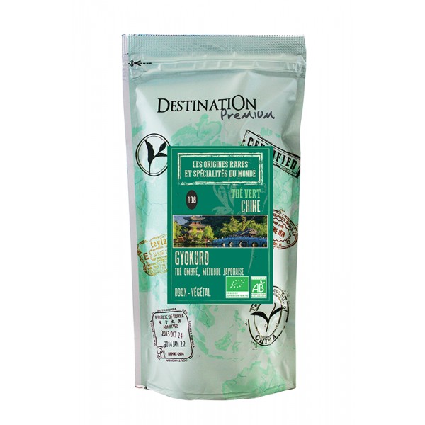 Thé Vert Ombré Bio - Gyokuro de Chine - 100g Thé Vert Ombré Bio - Gyokuro de Chine - 100g