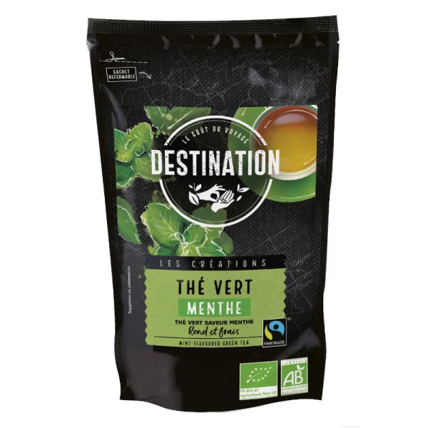 Thé Vert Bio Equitable - Thé à la Menthe - 250g Thé Vert Bio Equitable - Thé à la Menthe - 250g