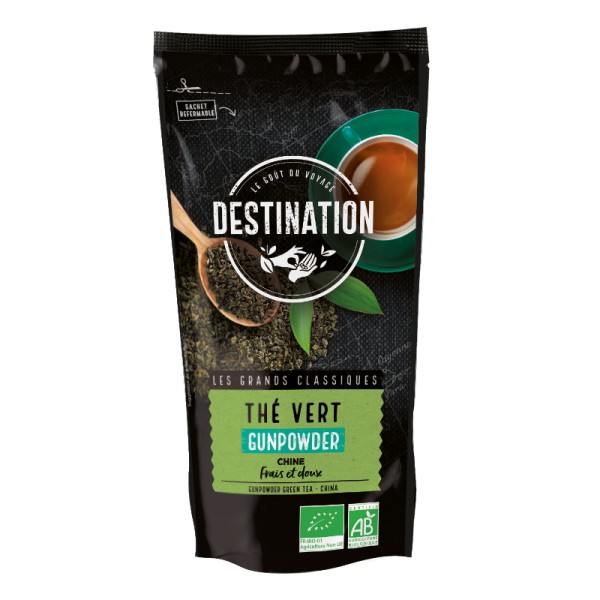 Thé Vert Bio - Gunpowder Classic - 100g Thé Vert Bio - Gunpowder Classic - 100g