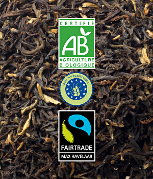 Thé Noir Bio Equitable Vrac - Thé Antique Yunnan d’Or Pekoe - 1kg Thé Noir Bio Equitable Vrac - Thé Antique Yunnan d’Or Pekoe - 1kg