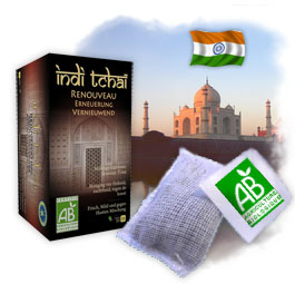 Tisane indienne Bio - Indi Tchaï Renouveau x 20 sachets Tisane indienne Bio - Indi Tchaï Renouveau x 20 sachets