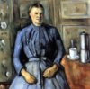 La femme à la cafetière de Cézanne