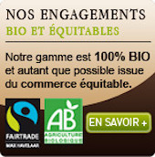 100% Bio et qutant que possible issu du commerce quitable