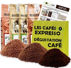 Dégustation Café - Le Café Expresso - 4 grands crus moulu
